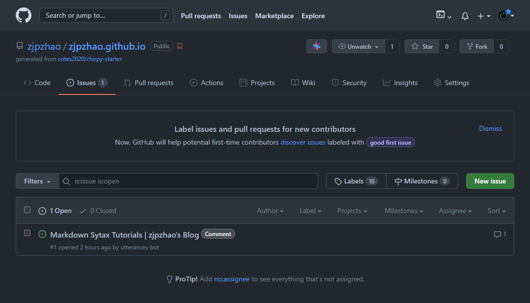 发布的评论在github Issues提醒和显示